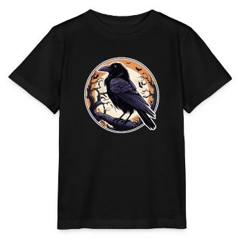 Halloween or Hard Rock - Raven - Stanley/Stella MINI CREATOR Kids’ T-Shirt - black - Front - Mikhail (115cm)
