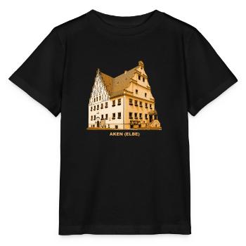 Hôtel de ville d’Aken Elbe, Bitterfeld, Saxe-Anhalt - T-shirt bio MINI CREATOR Stanley/Stella Enfant - noir - Devant - Mikhail (115cm)