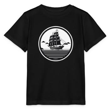 Nautical Adventure Sail - Stanley/Stella MINI CREATOR Kids’ T-Shirt - black - Front - Mikhail (115cm)