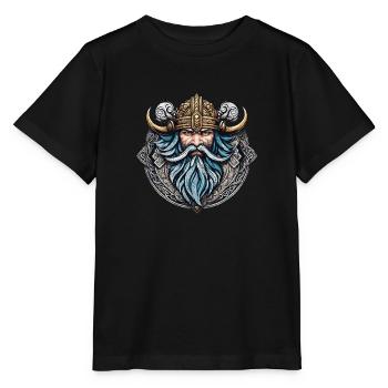 Wikinger Odin Thor Walhalla - Stanley/Stella Kinder T-Shirt MINI CREATOR  - Schwarz - Vorne - Mikhail (115cm)