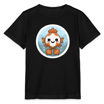 Clownfish Lover - Stanley/Stella MINI CREATOR Kids’ T-Shirt - black - Front - Mikhail (115cm)