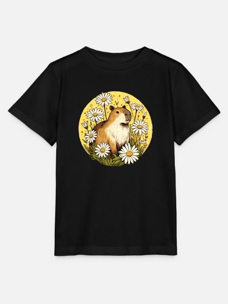 Capybara - Stanley/Stella T-shirt MINI CREATOR til børn - sort