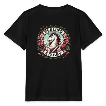 Se sentir Licorne poignardée - T-shirt bio MINI CREATOR Stanley/Stella Enfant - noir - Devant - Mikhail (115cm)