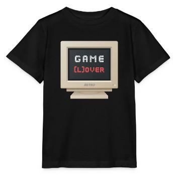 CRT Design - Game Lover - Stanley/Stella Kinder T-Shirt MINI CREATOR  - Schwarz - Vorne - Mikhail (115cm)