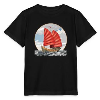 Ship - Stanley/Stella MINI CREATOR Kids’ T-Shirt - black - Front - Mikhail (115cm)