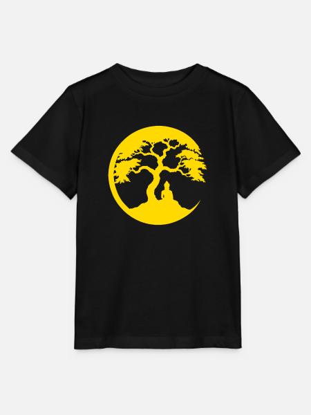 Buddha, Zen-Kreis - Stanley/Stella Kinder T-Shirt MINI CREATOR - Schwarz