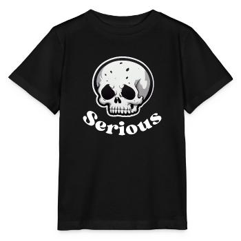 Serious Said by The Skull - Stanley/Stella MINI CREATOR Kids’ T-Shirt - black - Front - Mikhail (115cm)