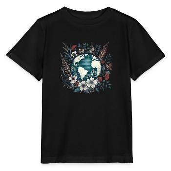 Erde - Stanley/Stella Kinder T-Shirt MINI CREATOR  - Schwarz - Vorne - Mikhail (115cm)