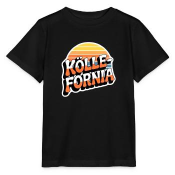 Koellefornia | Kölle vs. Kalifornien - Stanley/Stella Kinder T-Shirt MINI CREATOR  - Schwarz - Vorne - Mikhail (115cm)