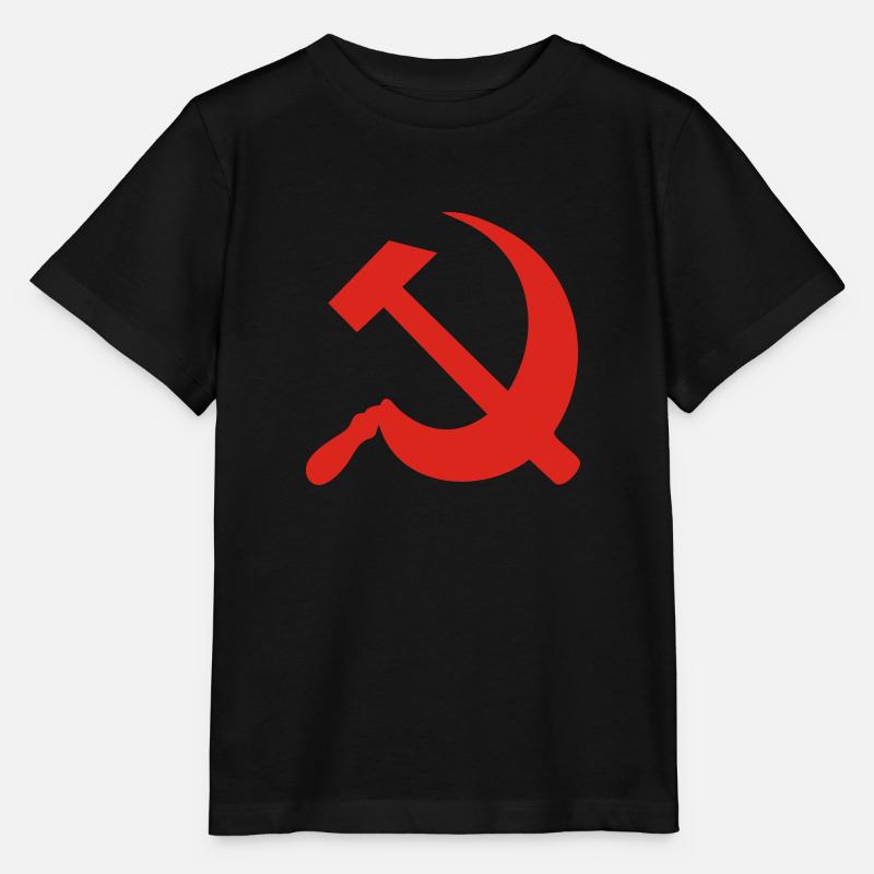 marteau et la faucille - T-shirt bio MINI CREATOR Stanley/Stella Enfant - noir