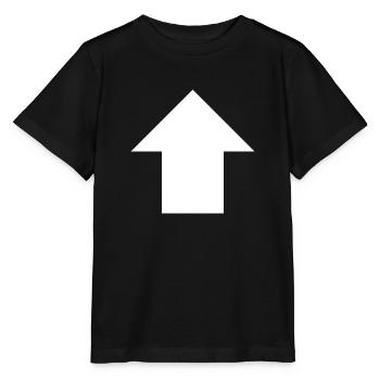 Up Arrow - Stanley/Stella MINI CREATOR Kids’ T-Shirt - black - Front - Mikhail (115cm)