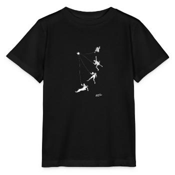 I believe I can fly - T-shirt bio MINI CREATOR Stanley/Stella Enfant - noir - Devant - Mikhail (115cm)