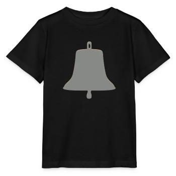 grande cloche - T-shirt bio MINI CREATOR Stanley/Stella Enfant - noir - Devant - Mikhail (115cm)