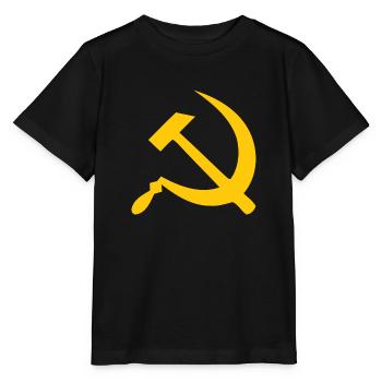 Communisme - T-shirt bio MINI CREATOR Stanley/Stella Enfant - noir - Devant - Mikhail (115cm)