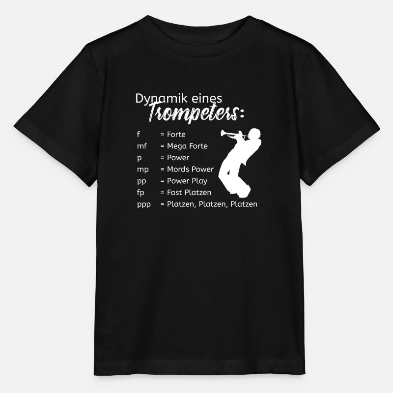 Dynamik eines Trompeters - Stanley/Stella Kinder T-Shirt MINI CREATOR  - Schwarz