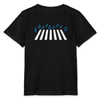 Music Road - Stanley/Stella Kinder T-Shirt MINI CREATOR  - Schwarz - Vorne - Mikhail (115cm)
