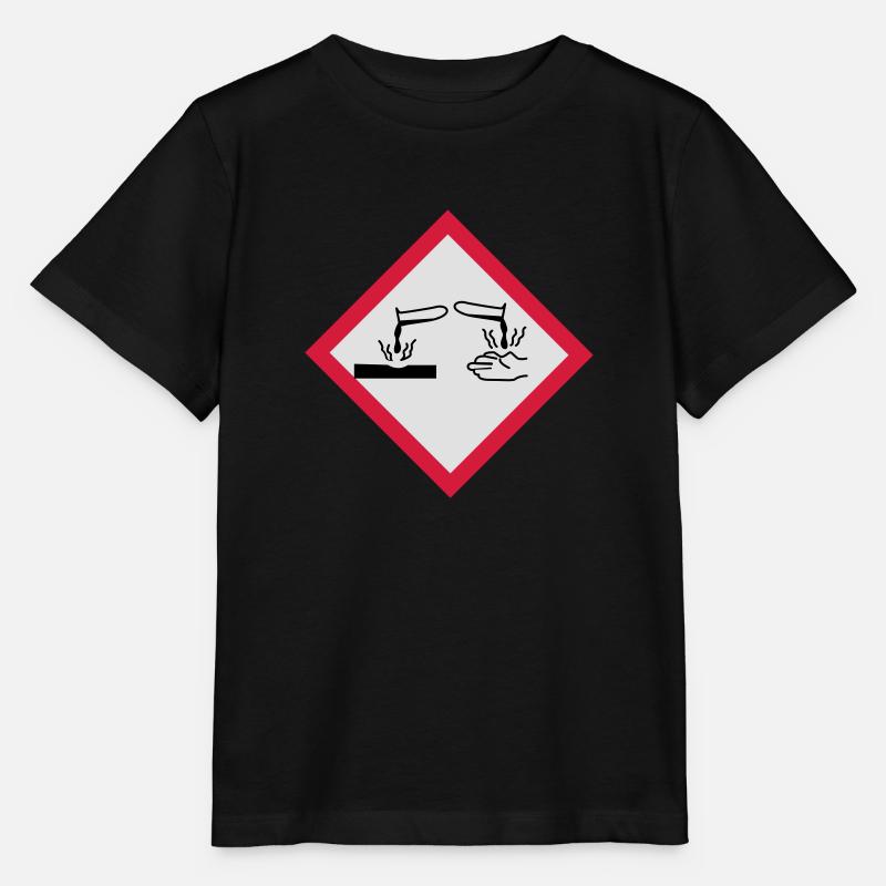 Gefahrstoffe ätzend - Stanley/Stella Kinder T-Shirt MINI CREATOR  - Schwarz