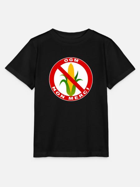 Non GMO danke - Stanley/Stella Kinder T-Shirt MINI CREATOR - Schwarz