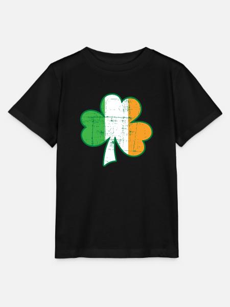 Irish flag de - Stanley/Stella Kinder T-Shirt MINI CREATOR - Schwarz
