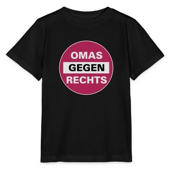 Grand-mère contre bouclier droit - T-shirt bio MINI CREATOR Stanley/Stella Enfant - noir - Devant - Mikhail (115cm)