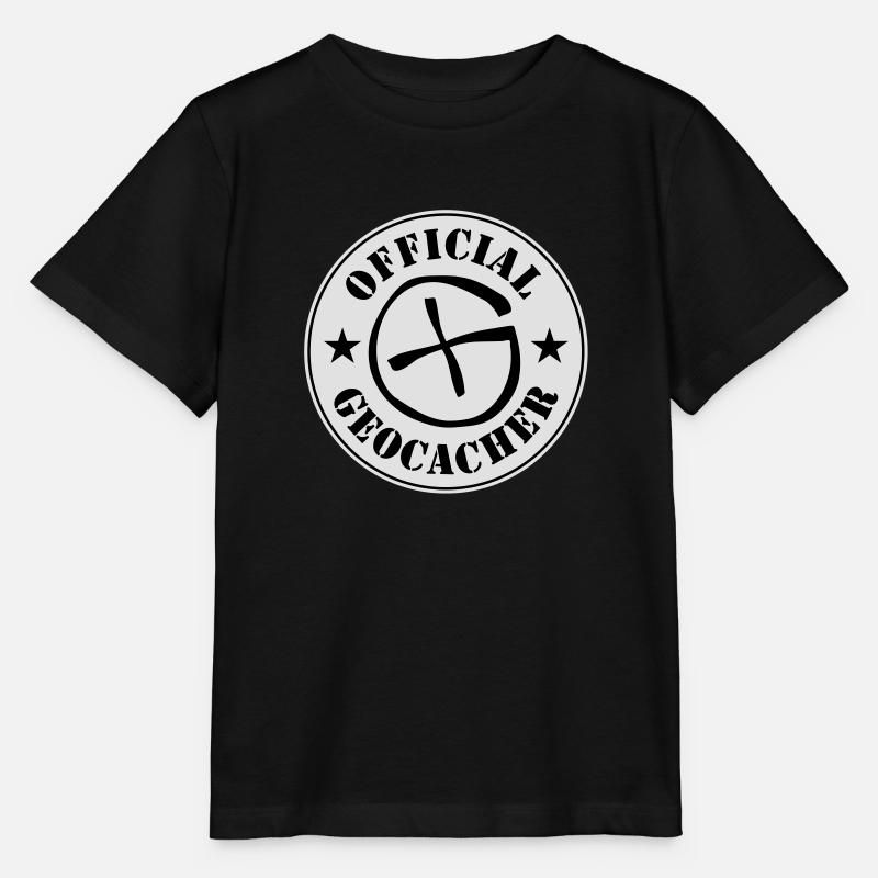 Geocaching - Stanley/Stella MINI CREATOR Kids’ T-Shirt - black