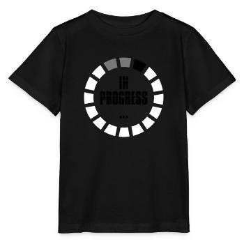 in progress loading zeichen ring kreis lade wird a - Stanley/Stella Kinder T-Shirt MINI CREATOR  - Schwarz - Vorne - Mikhail (115cm)