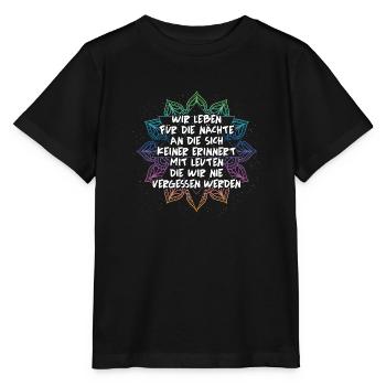Goa - Leben für Nächte - Stanley/Stella Kinder T-Shirt MINI CREATOR  - Schwarz - Vorne - Mikhail (115cm)