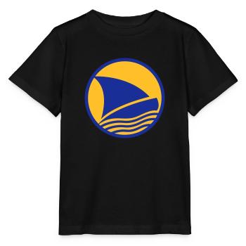 Sailingboat Logo - Stanley/Stella Kinder T-Shirt MINI CREATOR  - Schwarz - Vorne - Mikhail (115cm)