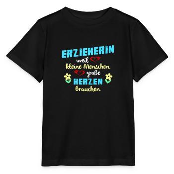 Erzieherin - Stanley/Stella Kinder T-Shirt MINI CREATOR  - Schwarz - Vorne - Mikhail (115cm)