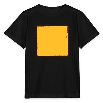 Lignes de trame de brosse - T-shirt bio MINI CREATOR Stanley/Stella Enfant - noir - Devant - Mikhail (115cm)