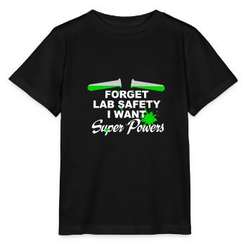 chemistry - Stanley/Stella MINI CREATOR Kids’ T-Shirt - black - Front - Mikhail (115cm)