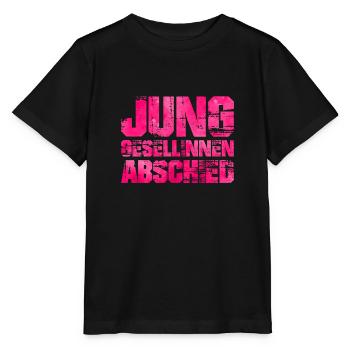 junggesellinnenabschied pink - Stanley/Stella Kinder T-Shirt MINI CREATOR  - Schwarz - Vorne - Mikhail (115cm)