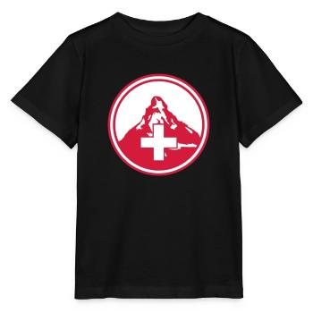 matterhorn mountain swiss - Stanley/Stella Kinder T-Shirt MINI CREATOR  - Schwarz - Vorne - Mikhail (115cm)