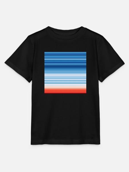 Warming Stripes | Scientists for Future - T-shirt bio MINI CREATOR Stanley/Stella Enfant - noir
