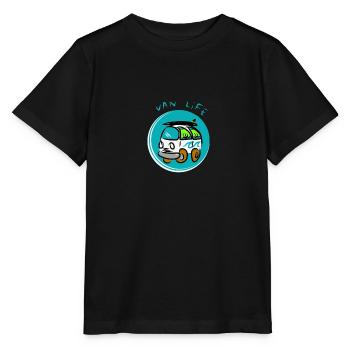 Van life - T-shirt bio MINI CREATOR Stanley/Stella Enfant - noir - Devant - Mikhail (115cm)