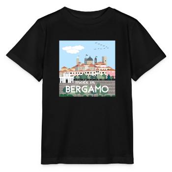 Oberes Bergamo - Stanley/Stella Kinder T-Shirt MINI CREATOR  - Schwarz - Vorne - Mikhail (115cm)