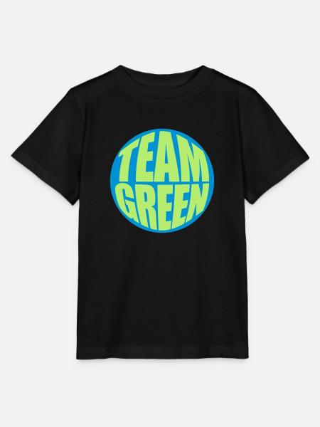 Green Team Logo - Stanley/Stella Kinder T-Shirt MINI CREATOR  - Schwarz
