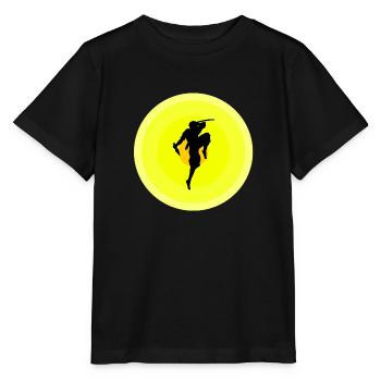 NINJA Japanese Clothing Theme - Stanley/Stella MINI CREATOR Kids’ T-Shirt - black - Front - Mikhail (115cm)