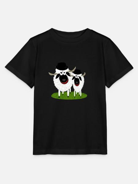 dick und doof - Stanley/Stella Kinder T-Shirt MINI CREATOR  - Schwarz