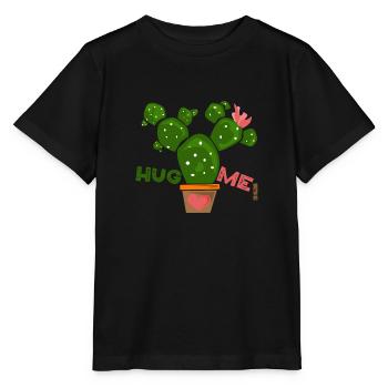 hug me - Stanley/Stella Kinder T-Shirt MINI CREATOR  - Schwarz - Vorne - Mikhail (115cm)