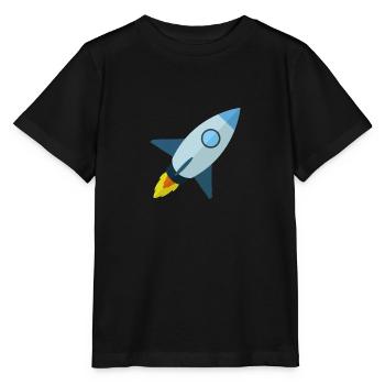 fusée - T-shirt bio MINI CREATOR Stanley/Stella Enfant - noir - Devant - Mikhail (115cm)