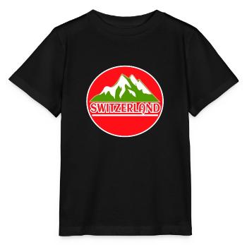 SWITZERLAND - Stanley/Stella MINI CREATOR Kids’ T-Shirt - black - Front - Mikhail (115cm)