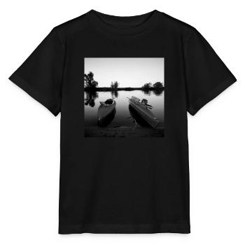 Faltboote - Stanley/Stella Kinder T-Shirt MINI CREATOR  - Schwarz - Vorne - Mikhail (115cm)