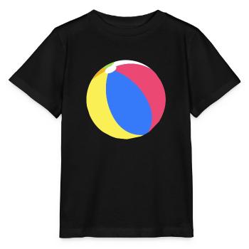 Beachball - Stanley/Stella Kinder T-Shirt MINI CREATOR  - Schwarz - Vorne - Mikhail (115cm)