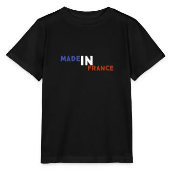 Hergestellt in Frankreich - Stanley/Stella Kinder T-Shirt MINI CREATOR  - Schwarz - Vorne - Mikhail (115cm)