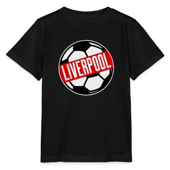 Football de Liverpool - T-shirt bio MINI CREATOR Stanley/Stella Enfant - noir - Devant - Mikhail (115cm)