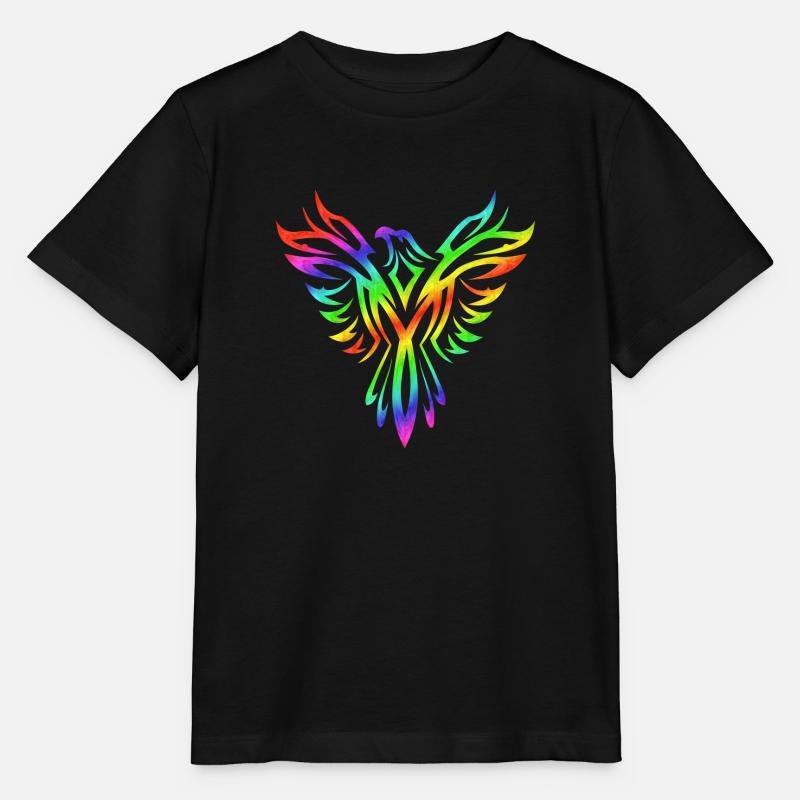 Phoenix Bogen in Himmel - Stanley/Stella Kinder T-Shirt MINI CREATOR - Schwarz