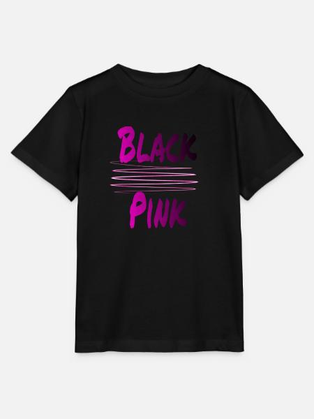 Black Pink - Stanley/Stella Kinder T-Shirt MINI CREATOR - Schwarz