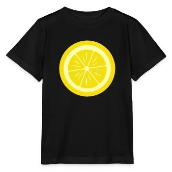 Citrons tranchés - T-shirt bio MINI CREATOR Stanley/Stella Enfant - noir - Devant - Mikhail (115cm)