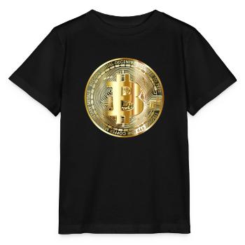 Bitcoin Shirt Digital Currency Sweatshirt Bitcoin - Stanley/Stella MINI CREATOR Kids’ T-Shirt - black - Front - Mikhail (115cm)